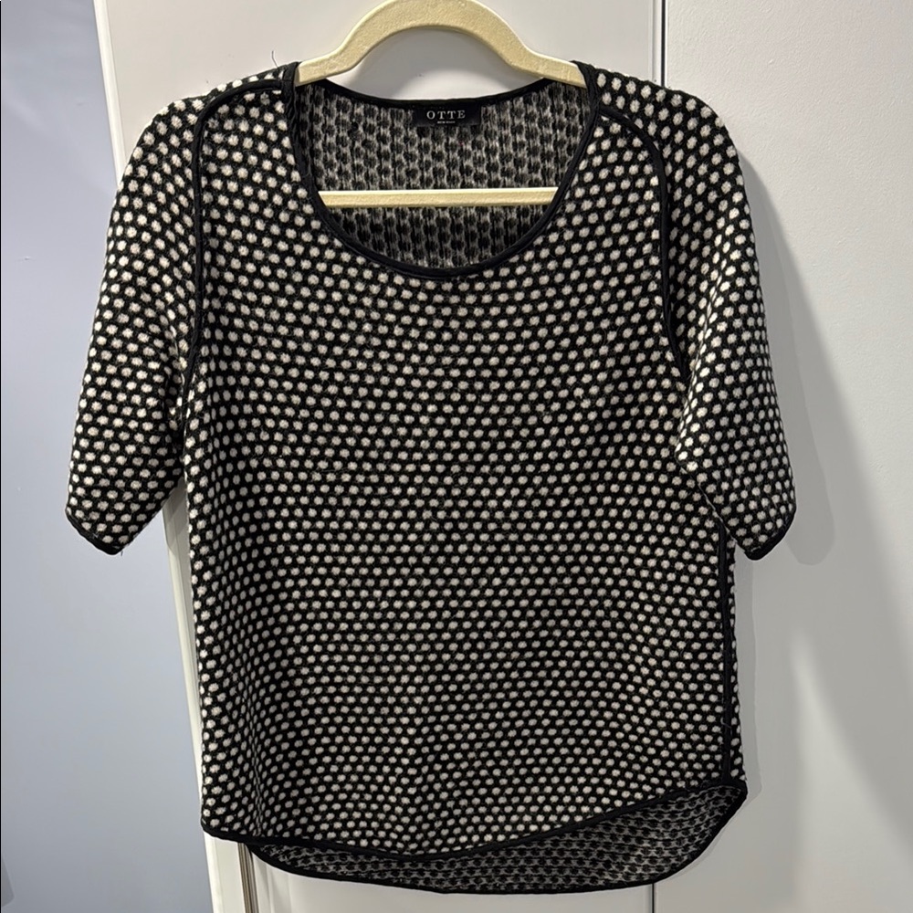 Black and White Women's Top